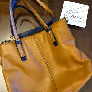 Vera Bradley Leather Satchel